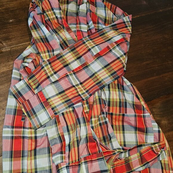 Men's Vintage Crescent Thin Bathrobe/Lounge Robe - Picture 4 of 4